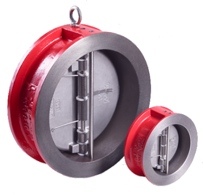 Клапан обратный двустворчатый Rushwork DN065 PN16 чугун