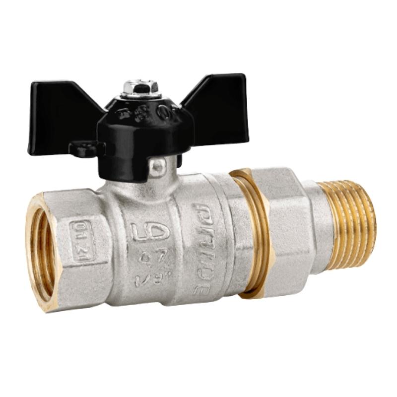 Кран шаровой LD Pride Ду15 американка. баб 47.306.15