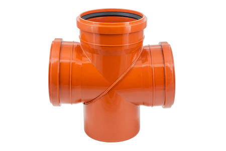 Крестовина  ПП 110/110/110х87 наруж. канализац. РТП однопл. 36551